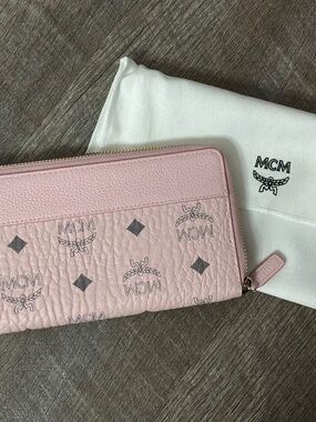 Brand New Pink MCM Wallet